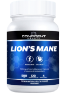 Confident Health Lions Mane 500mg Extract - 120 V-Caps