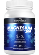 Confident Health Magnesium Bisglycinate 200mg - 120 V-Caps