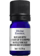 Divine Essence DIY Empty Dropper Bottle (Blue Glass) - 5ml