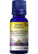 Divine Essence Geranium Oil (Bourbon, Organic) - 15ml