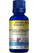 Divine Essence Lavender Oil (Hybrid Super, Organic) - 30ml