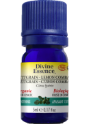 Divine Essence Petitgrain Oil (Lemon Combava, Organic) - 5ml