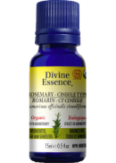 Divine Essence Rosemary Oil (Cineole Type, Organic) - 15ml