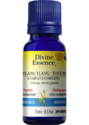 Divine Essence Ylang Ylang Oil (Totum Complete, Organic) - 15ml