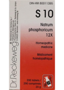 Dr. Reckeweg Tissue Salt S10 12x Natrum Phos 12x - 200 Tabs