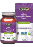 Flora Organic Acerola Natural Vitamin C Powder - 50g