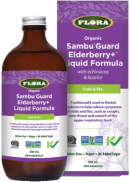 Flora SambuGaurd Elderberry+ Liquid Formula (Organic) - 500ml