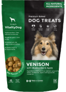 Foley Dog Treat Premium Baked Dog Treats (Venison With Blueberries & Apple) - 400g