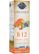 Garden of Life Organics B-12 Organic Spray (Raspberry) - 58ml