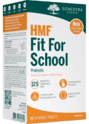 Genestra HMF Fit For School (Shelf-Stable, Natural Strawberry Vanilla) - 25 Chew Tabs