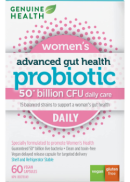 Genuine Health Advanced Gut Health Probiotics Women's Daily (50 Billion CFU) - 60 V-Caps