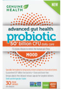 Genuine Health Advanced Gut Health Probiotic Mood (50 Billion CFU) - 30 V-Caps