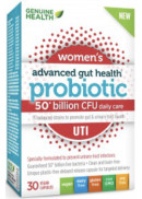 Genuine Health Advanced Gut Health Probiotic Women's UTI (50 Billion CFU) - 30 V-Caps