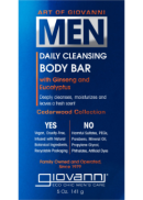 Giovanni Cosmetics Men's Daily Cleansing Body Bar - 141g