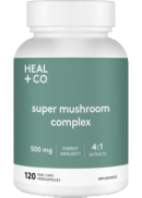 Heal+ Co Super Mushroom Complex 500mg (4:1) - 120 V-Caps