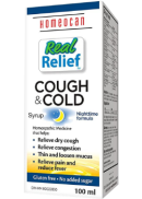 Homeocan Real Relief Cough & Cold Syrup Nighttime Formula - 100ml