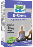 Homeocan Real Relief D-Stress - 60 Chew Tabs