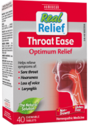 Homeocan Real Relief Throat Ease - 40 Chew Tabs