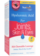 Hyalogic Hyaluronic Acid For Joints, Skin & Eyes (Mixed Berry) - 60 Lozenges