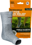 Incrediwear Inc Unisex Ankle Sleeve (Grey, XL) - 1 Sleeve