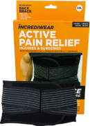 Incrediwear Inc Unisex Back Brace (Black, 3XL) - 1 Brace