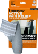 Incrediwear Inc Unisex Left Hip Brace (Grey, XL) - 1 Brace