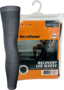 Incrediwear Inc Unisex Leg Sleeve (Charcoal, Med) - 1 Sleeve