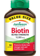 Jamieson Biotin 10,000mcg - 90 Softgels