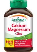 Jamieson Calcium Magnesium + Zinc - 100 + 100 Caps BONUS