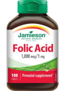 Jamieson Folic Acid 1mg - 100 Tabs