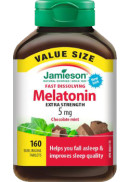 Jamieson Melatonin 5mg Fast Dissolve Tabs (Chocolate Mint) - 160 Tabs