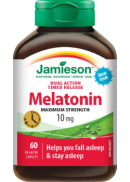 Jamieson Melatonin 10mg Dual Action Timed Release - 60 Caps