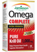 Jamieson Omega Complete Ultra Strength Super Krill 1,000mg - 30 Softgels