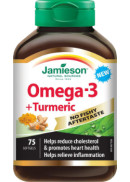 Jamieson Omega-3 + Turmeric - 75 Softgels