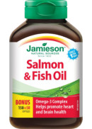 Jamieson Salmon & Fish Oil Omega-3 Complex - 150 + 50 Softgels BONUS