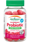 Jamieson Probiotics Gummies Extra Strength With Prebiotics (Berry Blast) - 30 Gummies