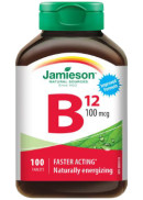 Jamieson Vitamin B-12 (Methylcobalamin) 100mcg - 100 Tabs