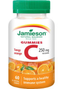 Jamieson Vitamin C Gummies (Tangy Orange) - 60 Pieces
