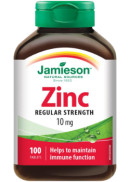 Jamieson Zinc Regular Strength 10mg - 100 Tabs