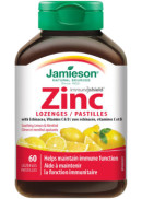 Jamieson Zinc With Echinacea Vitamin C And Vitamin D (Lemon) - 60 Lozenges