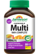 Jamieson Chewable Multi 100% Complete (Citrus Twist) - 80 Chew Tabs