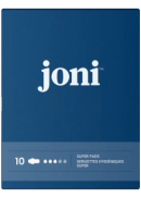 Joni Organic Bamboo Pads (Super) - 10 Pads