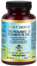 Life Choice Zinc Picolinate 50mg - 90 V-Caps
