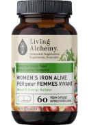 Living Alchemy Women's Iron Alive - 60 V-Caps