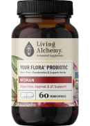 Living Alchemy Your Flora Probiotic Woman (Digestive Vaginal & UT Balance) - 60 V-Caps