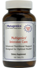 Metagenics Multigenics Intensive Care - 180 Tabs
