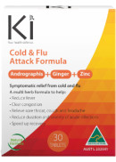 Martin & Pleasance Ki Cold & Flu Attack Formula - 30 Tabs