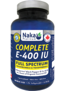 Naka Complete E 400iu - 75 Softgels