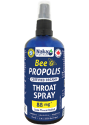 Naka Bee Propolis Organic Throat Spray 88mg - 100ml