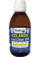 Naka Icelandic Cod Liver Oil (Lemon) - 200ml
